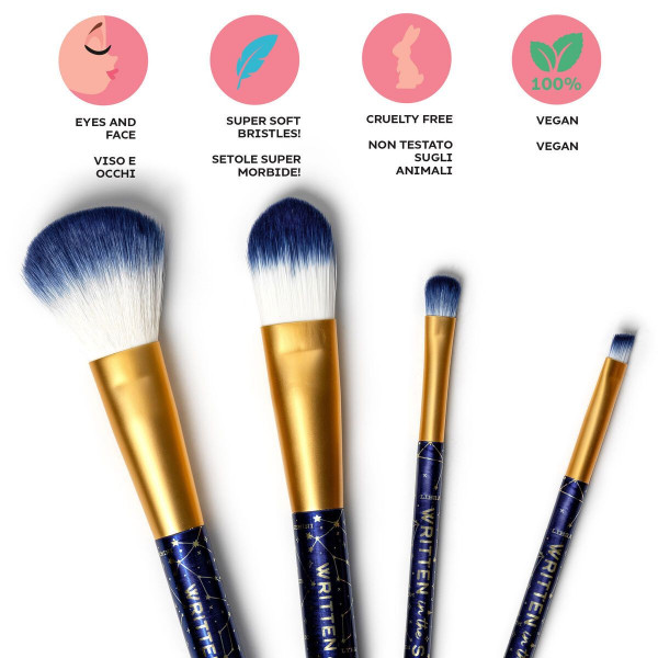 ČETKICE ZA ŠMINKANJE 4/1 - OH MY GLOW! - STARS 