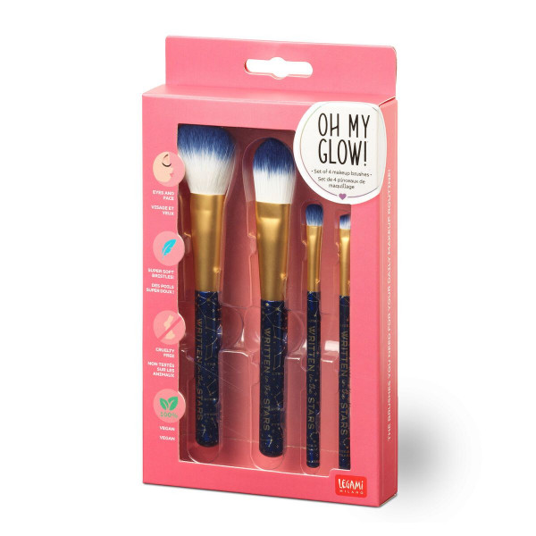 ČETKICE ZA ŠMINKANJE 4/1 - OH MY GLOW! - STARS 