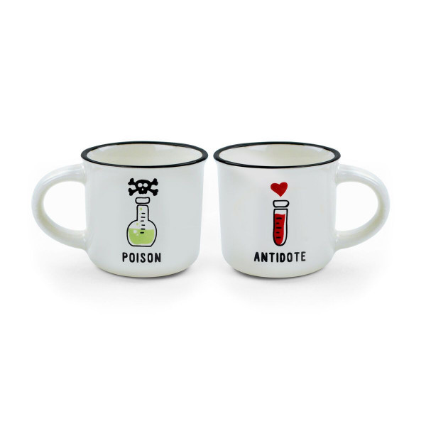ŠOLJE ZA KAFU - ESPRESSO FOR TWO - POISON AND ANTIDOTE 