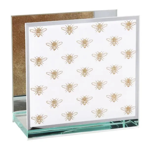 DRŽAČ ZA SVJEĆICE ZLATO MIRROR BEES LP48659 
