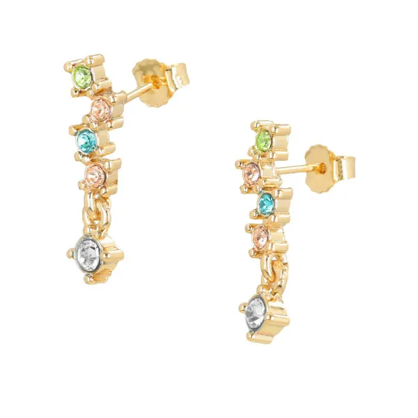 NAUŠNICE OD DRAGOG KAMENA POZLAĆENE 34700-634G 