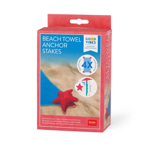 DRŽAČ PEŠKIRA ZA PLAŽUL ANCHOR STAKES STARFISH 