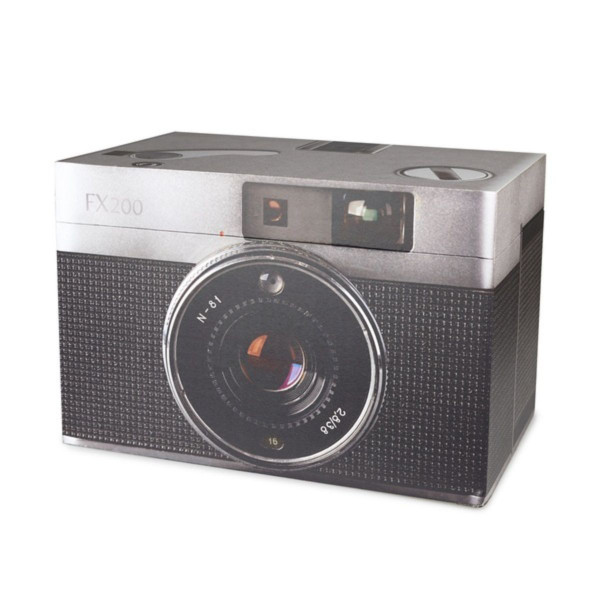 Kutija za odlaganje, Vintage, camera, with lid, wood 