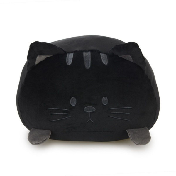 Jastuk, Kitty, crni, polyester 