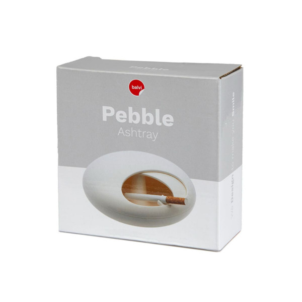 Pepeljara, Pebble, bijela, melamine 