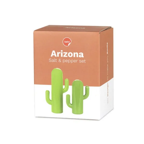 Set za so i biber, Arizona, zeleni, porcelain 