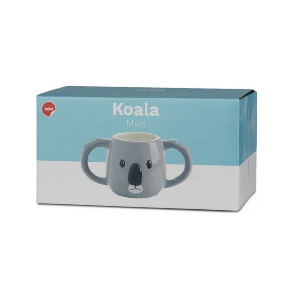 ŠOLJA KOALA 400ml SIVA 