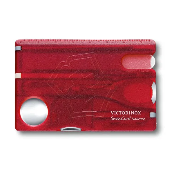 VICTORINOX KARTICA TRANSPARENT CRVENA 
