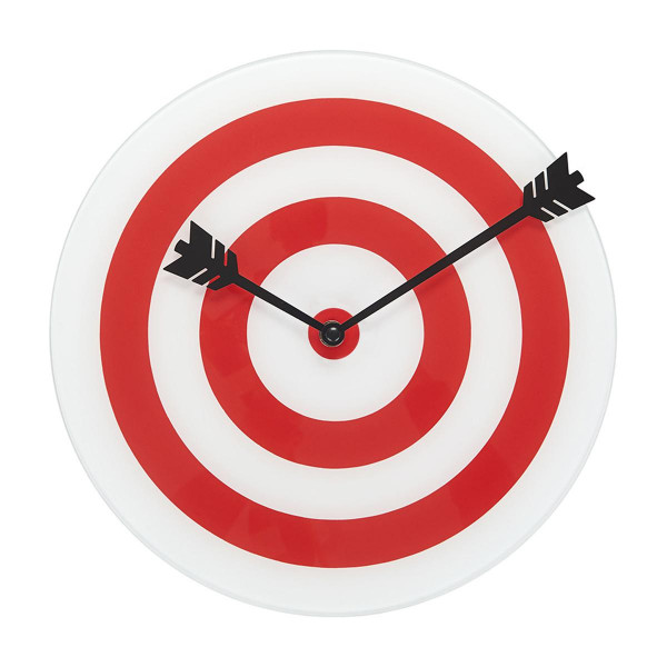 SAT ZIDNI,Target,1xAA,glass,30 cm 