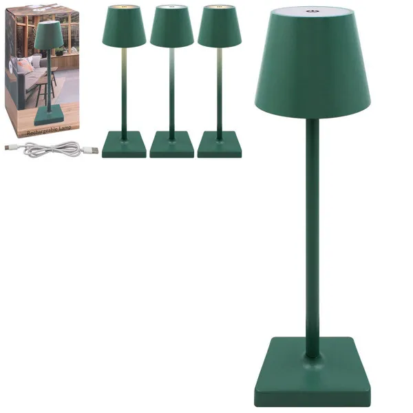 LAMPA RECHARGABLE TOUCH GREEN LP73643 