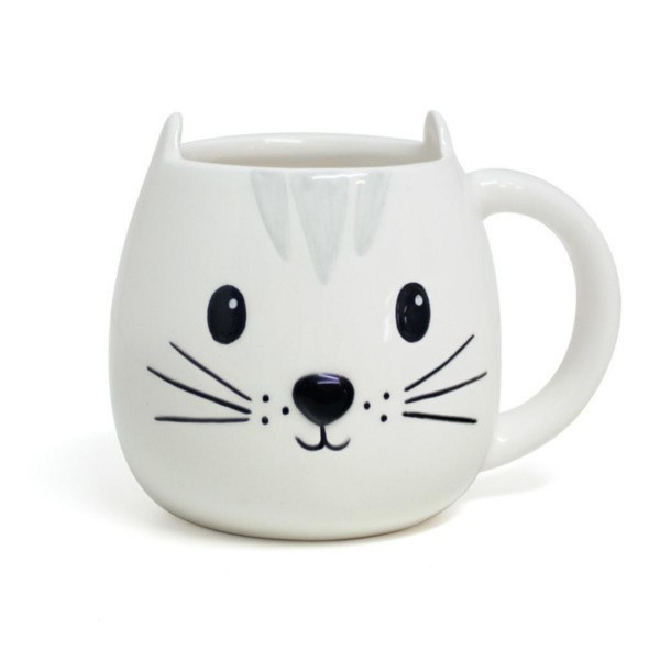 ŠOLJA KERAMIČKA BIJELA KITTY 400ml 