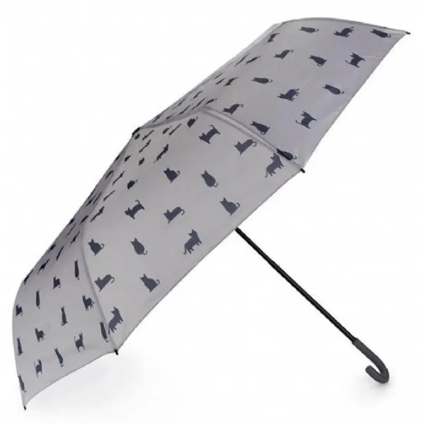 KIŠOBRAN MEOWMBRELLA, SIVI, NEOPREN 