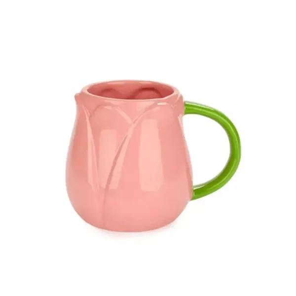 ŠOLJA KERAMIČKA TULIP PINK 