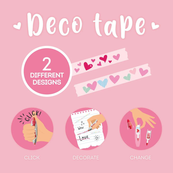 DEKORATIVNA TRAKA - DECO TAPE-HEART DTKIT1 