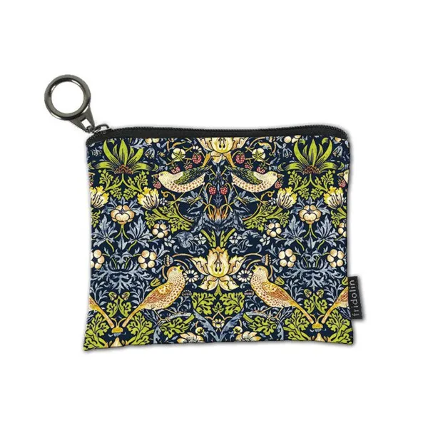 Novčanik mini sa zipom William Morris, Strawberry Thief 