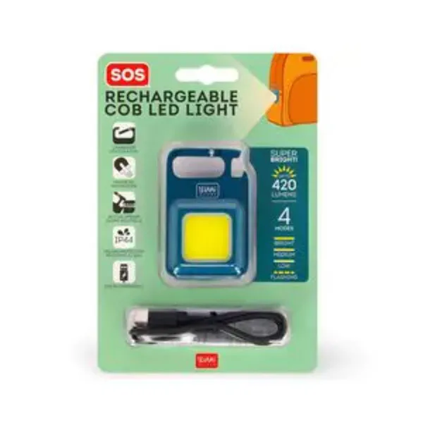 PUNJIVA LED LAMPA - SOS RECHARGEABLE COB LED LIGHT 