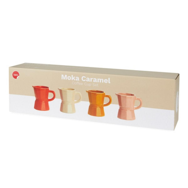 ŠOLJE ZA KAFU SET ,Moka Caramel,assorted colours 