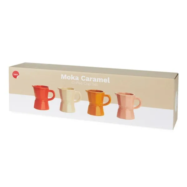 ŠOLJE ZA KAFU SET ,Moka Caramel,assorted colours 