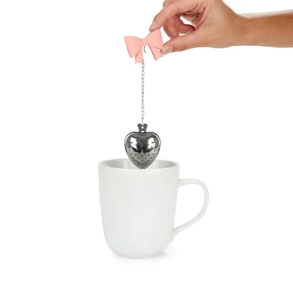 INFUZER ZA CAJ,Coquette,pink,stainless/silicone 