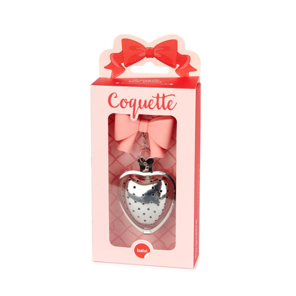 INFUZER ZA CAJ,Coquette,pink,stainless/silicone 