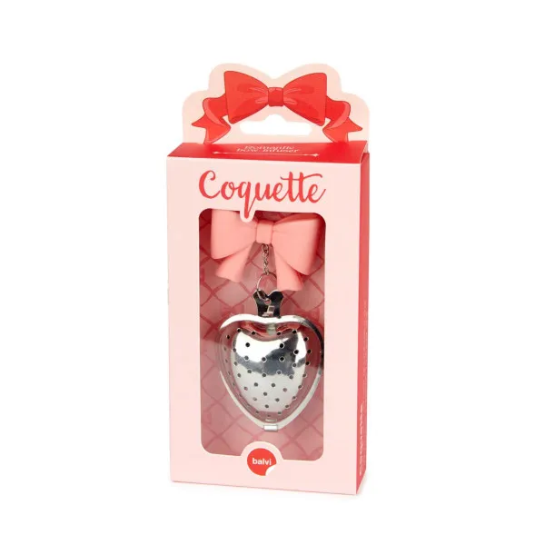 INFUZER ZA CAJ,Coquette,pink,stainless/silicone 