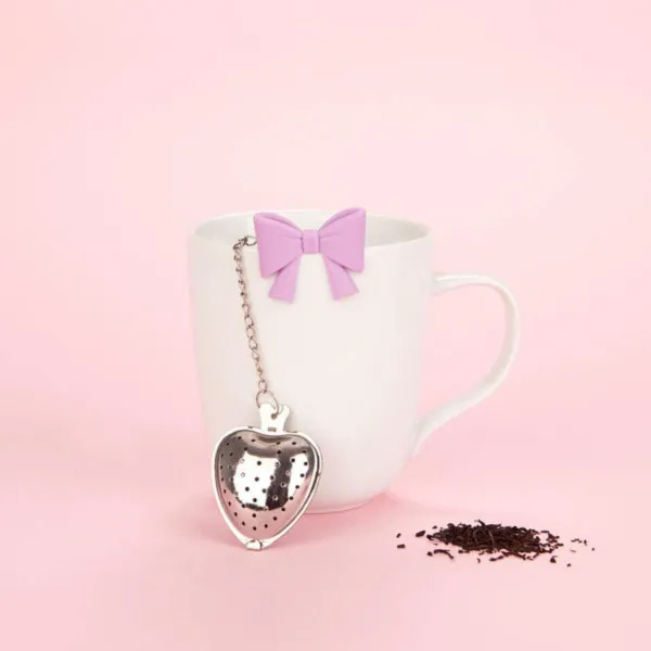 INFUZER ZA CAJ,Coquette,lilac,stainless/silicone 