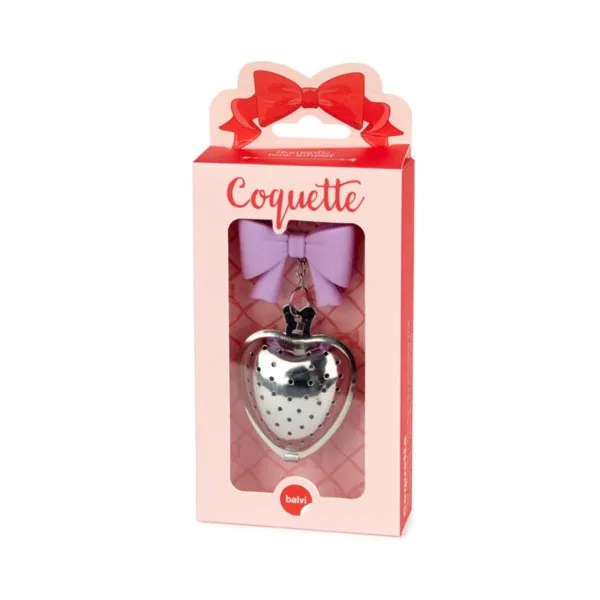 INFUZER ZA CAJ,Coquette,lilac,stainless/silicone 