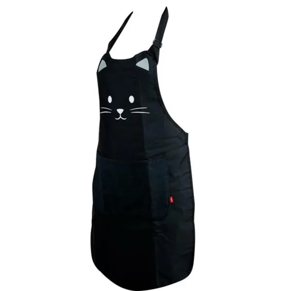 KUHINJSKA PREGACA,Kitty,black,80 cm,polyester 