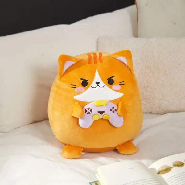 JASTUK,Fluffy Kawaii Gamer,orange,polyester 