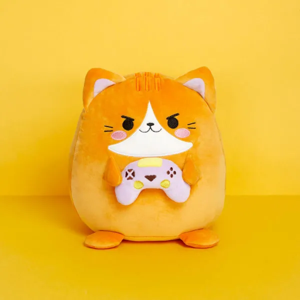 JASTUK,Fluffy Kawaii Gamer,orange,polyester 