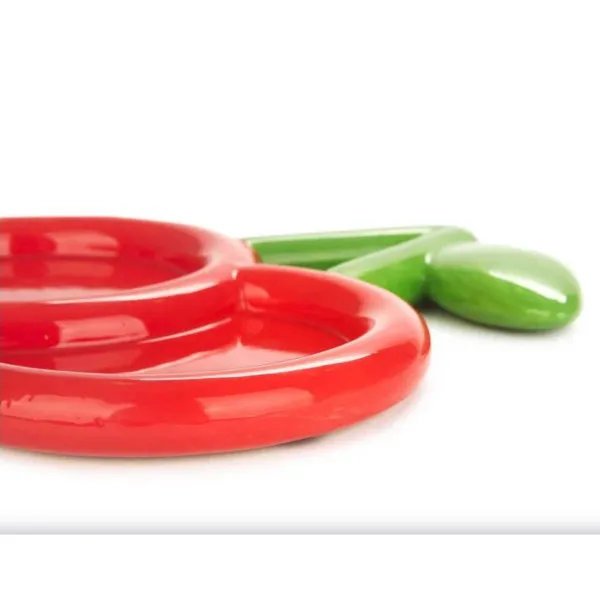 DEKORATIVNA TACNA,Cherry,red,23 cm,ceramic 