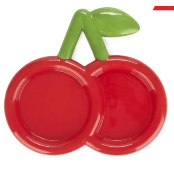 DEKORATIVNA TACNA,Cherry,red,23 cm,ceramic 