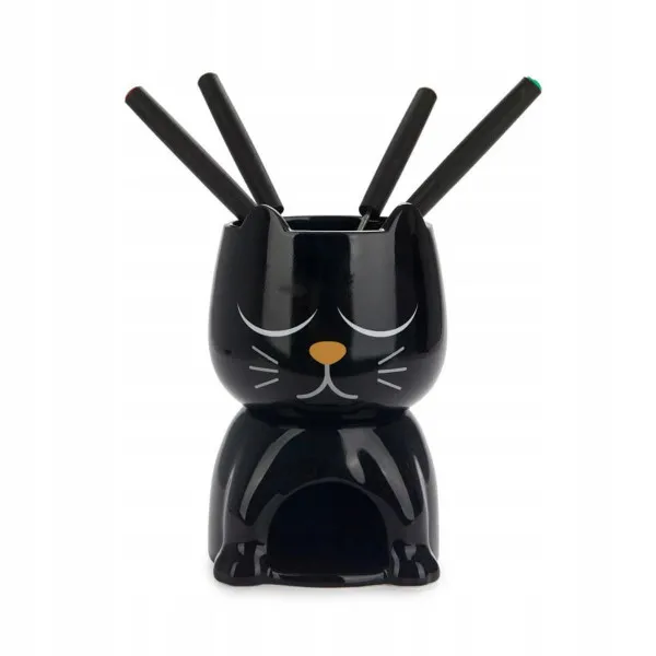 FONDU ZA COKOLADU,Wake Cat,350 ml,black,ceramic 