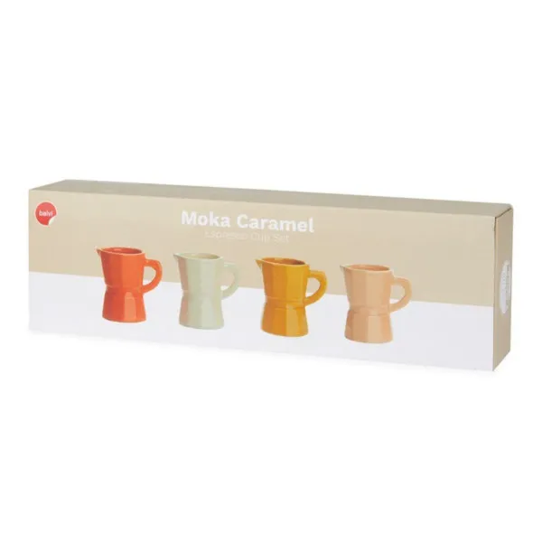 ŠOLJE ZA KAFU SET, Moka Caramel,assorted colours 