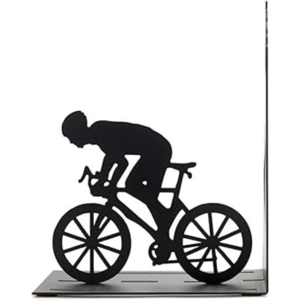 DRŽAC ZA KNJIGE,Cyclist,black,metal 