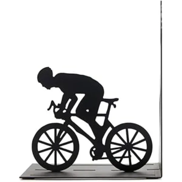 DRŽAC ZA KNJIGE,Cyclist,black,metal 
