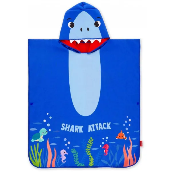 PEŠKIR - KIDS PONCHO - SHARK 