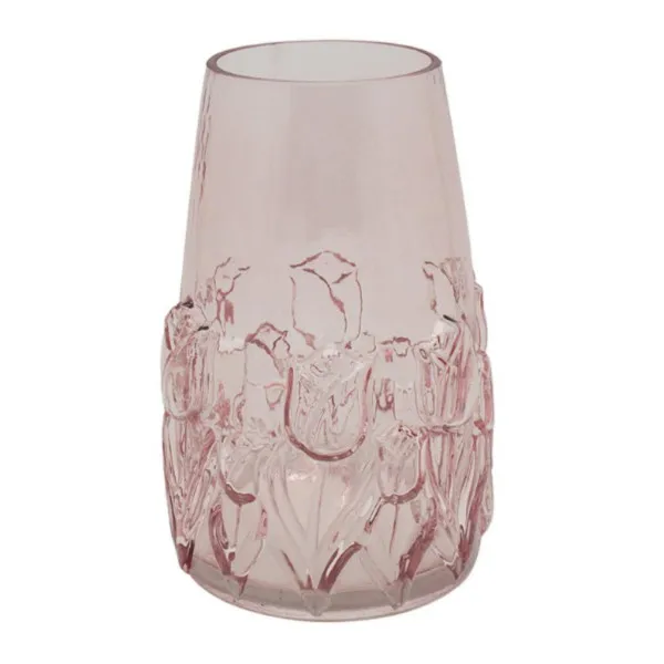 VAZNA STAKLENA PINK FLORAL S LP75767 