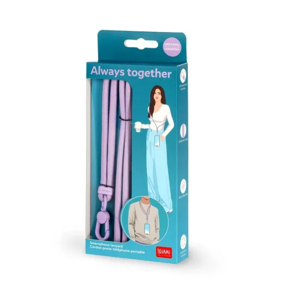 TRAKA ZA MOBILNI ALWAYS TOGETHER LILAC 