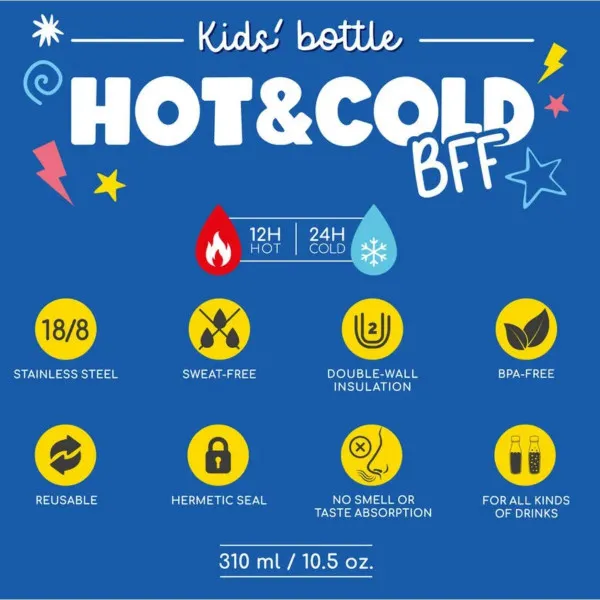 TERMOS BOCA HOT AND COLD BFF-MONSTER 