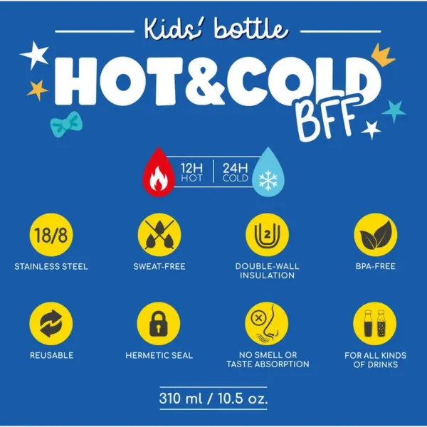 TERMOS BOCA HOT AND COLD BFF-PENGUIN 