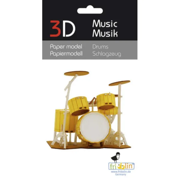 PAPIRNI MODEL 3D DRUMS 