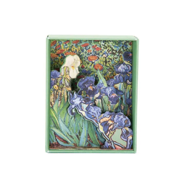 KUTIJA MINI van Gogh, Irises, metal 