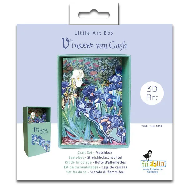 KUTIJA MINI van Gogh, Irises, metal 