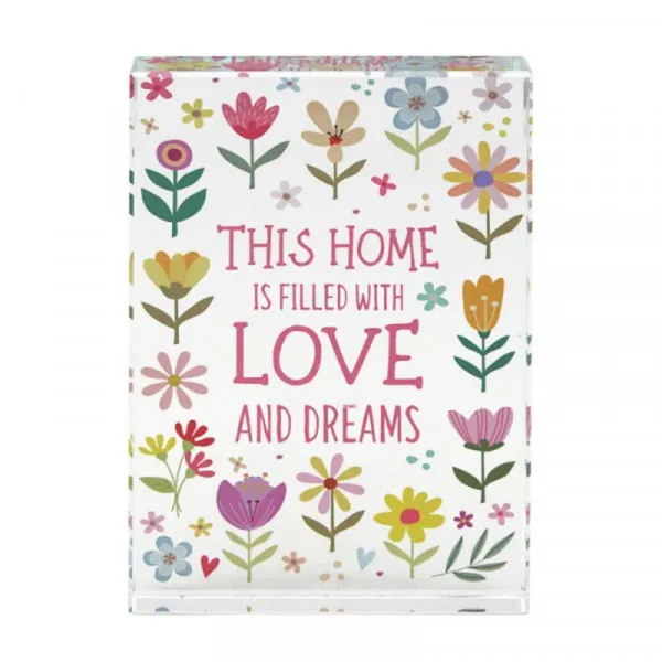 Dekoracija - drvene poruke HOME 