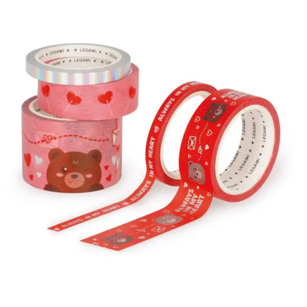 SAMOLJEPLJIVA DEKORATIVNA TRAKA TEDDY BEAR 