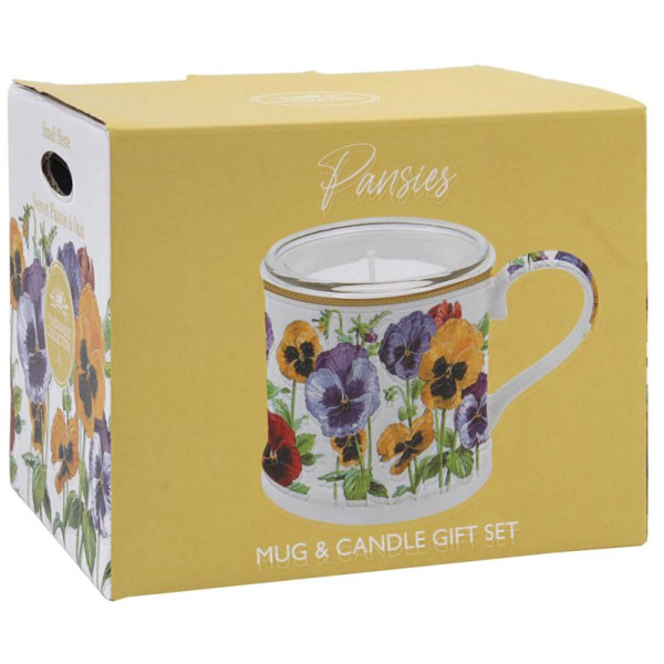 POKLON SET SVIJEĆA PANSIES LP76668 