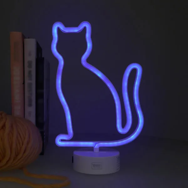 LAMPA LED NEON EFEKAT- KITTY LL0012 