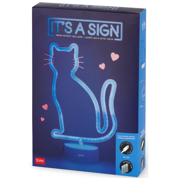 LAMPA LED NEON EFEKAT- KITTY LL0012 