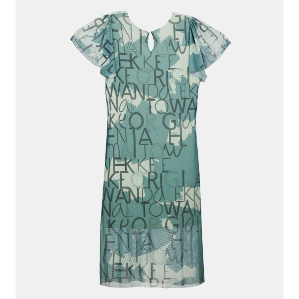 MIDI HALJINA KRATKIH RUKAVOVA -ZELENA - L/XL 40278-201 